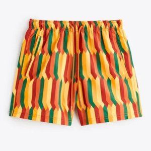 NWT Zara geometric print swimming trunks